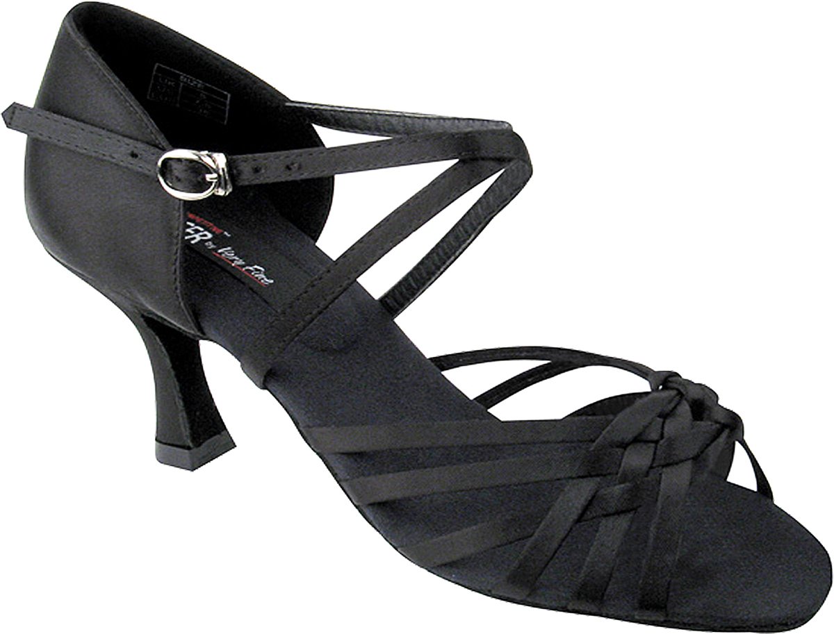 Professional Women's Salsa Ballroom Tango Dance Shoes CD2151 with 2.5 Inch Heel & Cushioned Back - Perfect for Latin Dance, Social Dancing & Competition