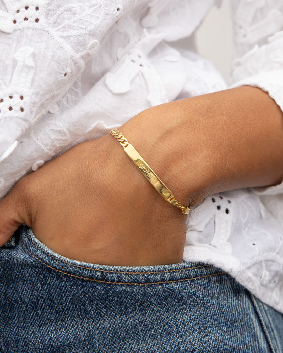 Custom Personalized Wilder Tag Bracelet - Engravable Name ID Bracelet for Women & Men - Perfect for Gifts, Couples, and Everyday Wear