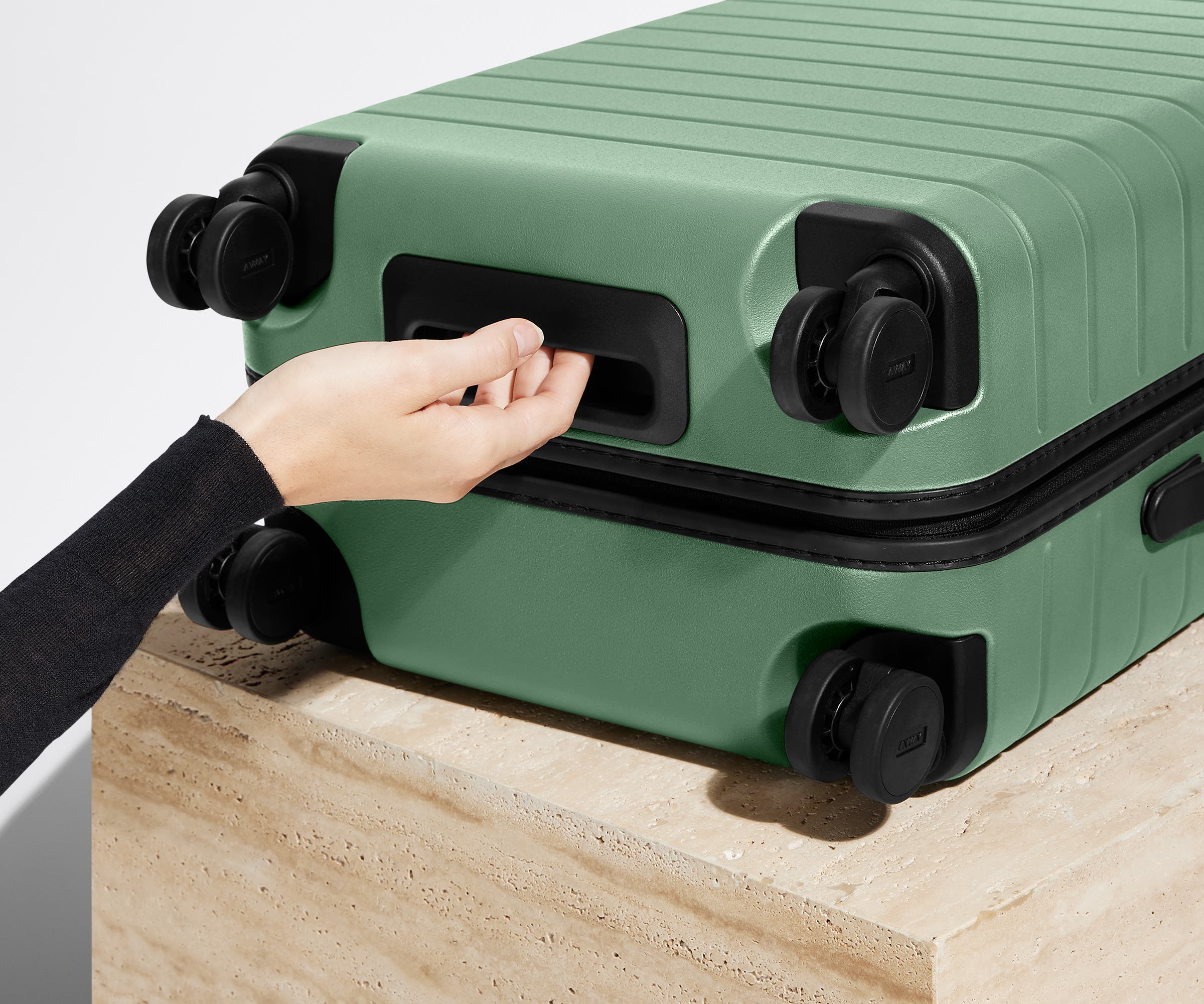 Large Carry On Luggage in Sea Green - Perfect for Air Travel, Weekend Getaways & Business Trips