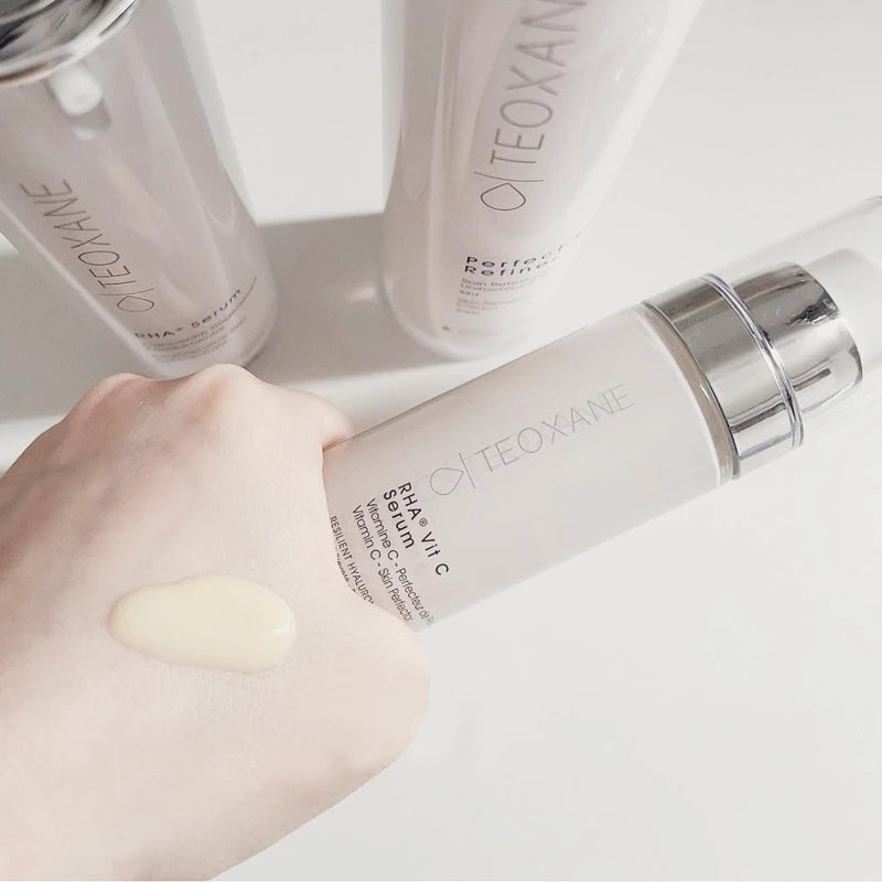 Teoxane RHA x Vitamin C Serum - Anti-Aging Brightening Essence 30ml | Dark Spot Corrector & Skin Radiance Booster for Day & Night Skincare Routine
