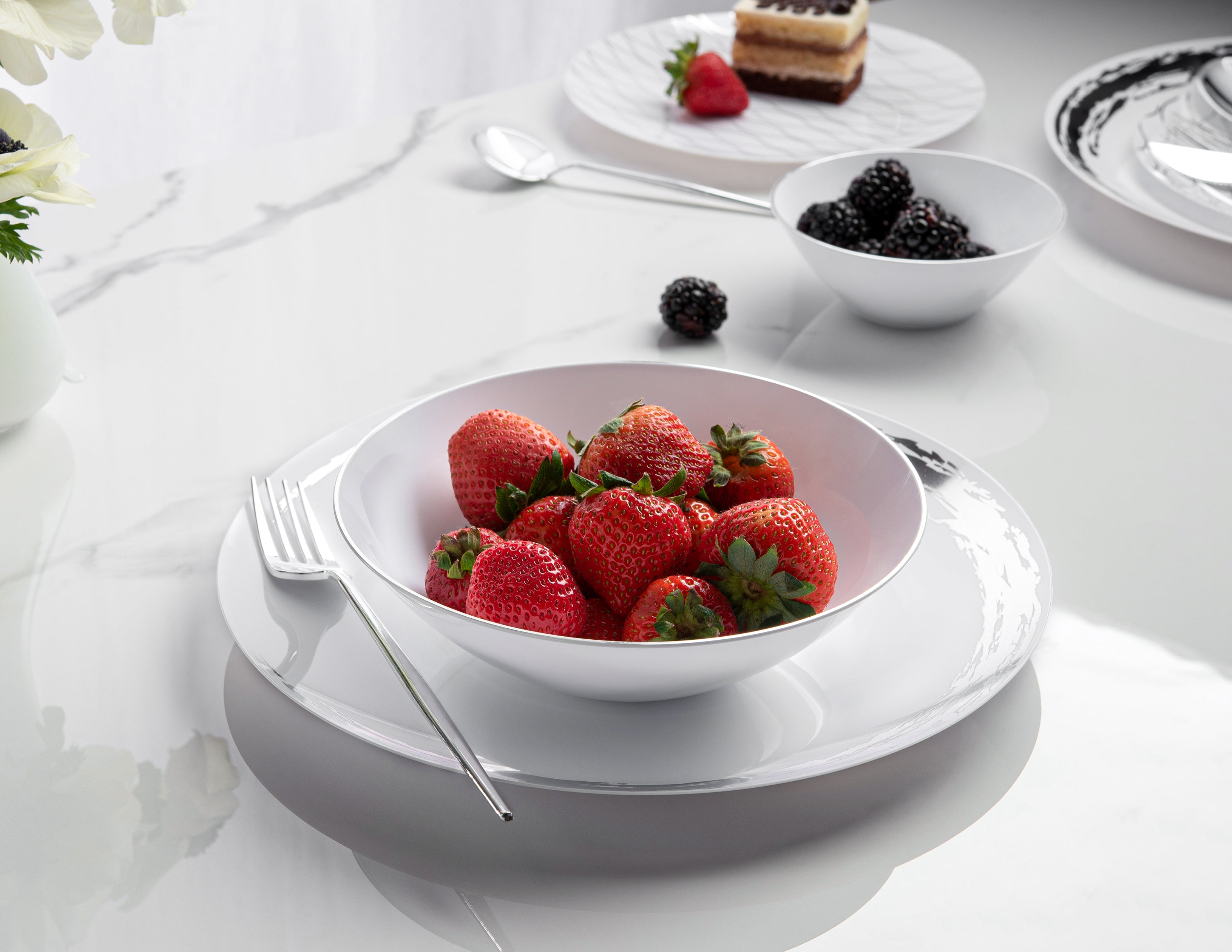 7 Inch Round Plastic Soup Bowls - 16oz BPA-Free Microwave Safe Disposable Bowls for Soups, Salads, Cereals | Organic Eco-Friendly Dinnerware for Home, Restaurants & Outdoor Picnics