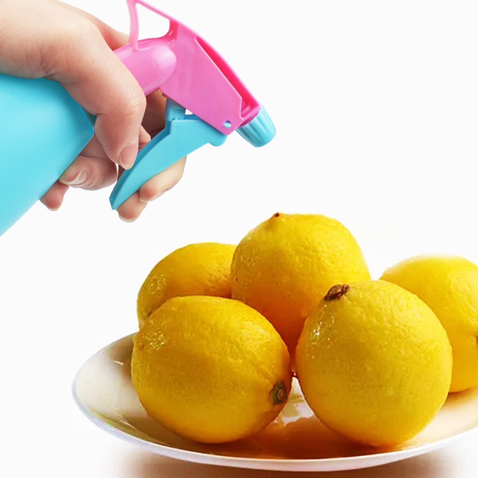 500ml Mist Spray Bottles 2-Pack - Leakproof Refillable Sprayer for Cleaning & Gardening