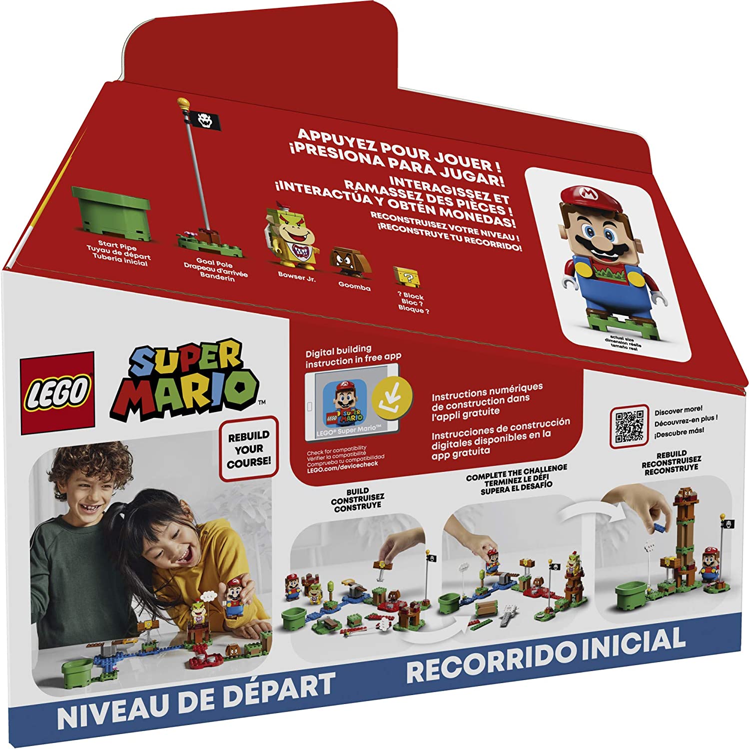 LEGO Super Mario Adventures with Mario Starter Course 71360 - Interactive Building Toy Set for Kids, Collectible Gift for Nintendo Fans - Perfect for Creative Play & Family Game Nights