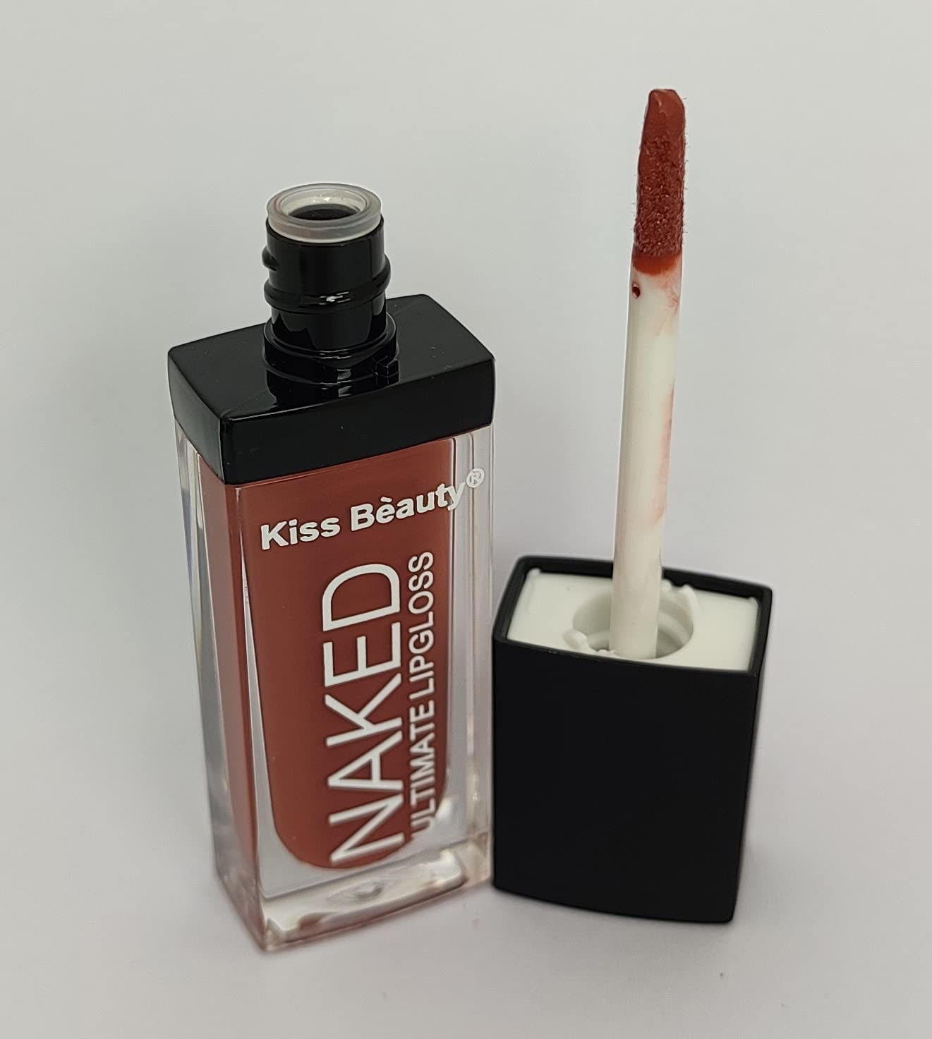 Kiss Beauty Hot & Soft Liquid Lip Gloss - Long Lasting, Intense Color, Moisturizing Lipstick for Women (4g, Pink, Pack of 2, Maroon) | Shiny & Glossy Lips Makeup | Perfect for Parties, Dates & Everyday Wear