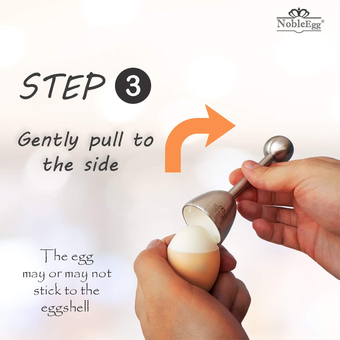 Premium Egg Topper Opener Cracker Tool - Effortlessly Cut & Remove Soft-Boiled Egg Tops | Perfect for Breakfast, Brunch, and Egg Decorating | Kitchen Essential for Egg Lovers