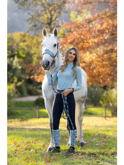 Le Mieux Vogue Fleece Headcollar and Lead Rope Set - Soft Horse Training Equipment for Riding, Grooming & Show Preparation