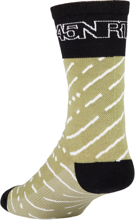 45NRTH Snow Band Midweight Wool Socks for Men & Women - Warm Thermal Hiking Socks for Winter, Sage/Rosin, Small - Perfect for Skiing, Snowboarding & Outdoor Adventures