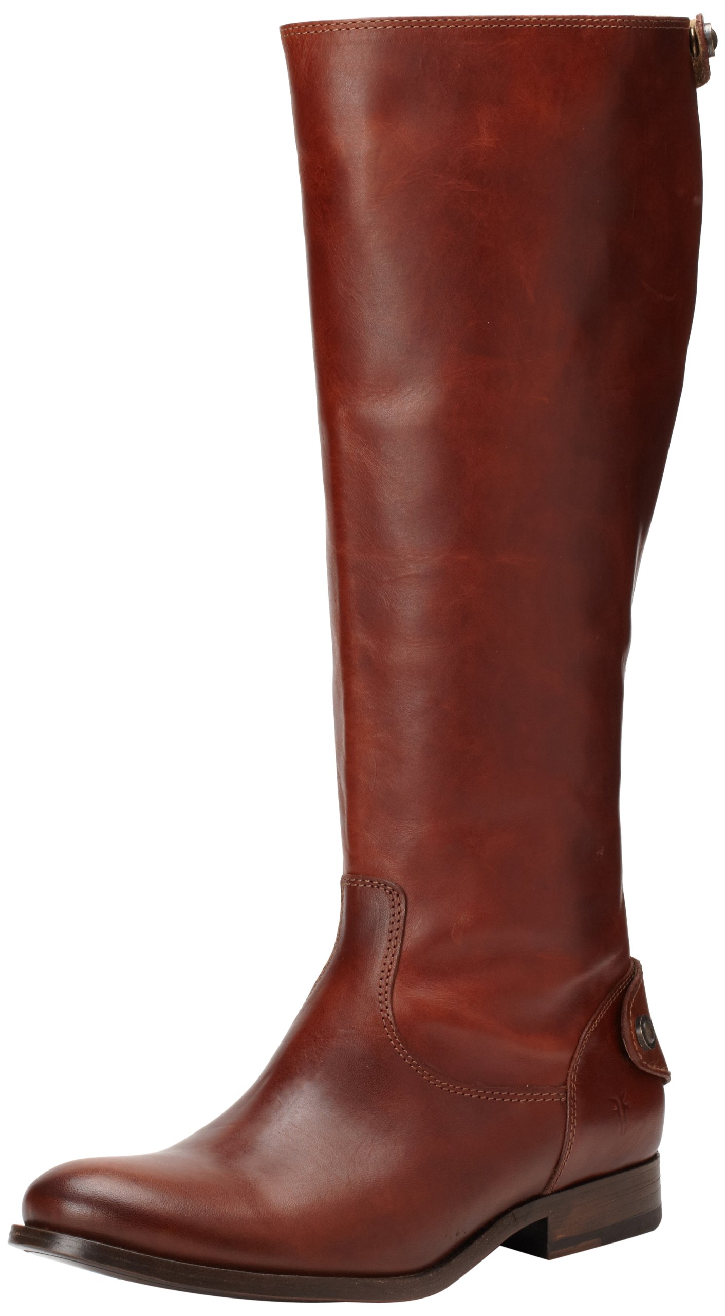 FRYE Women's Melissa Button Back Zip Wide Calf Boots - Comfortable Leather Riding Boots for Women, Perfect for Fall & Winter Fashion, Office Wear & Outdoor Activities