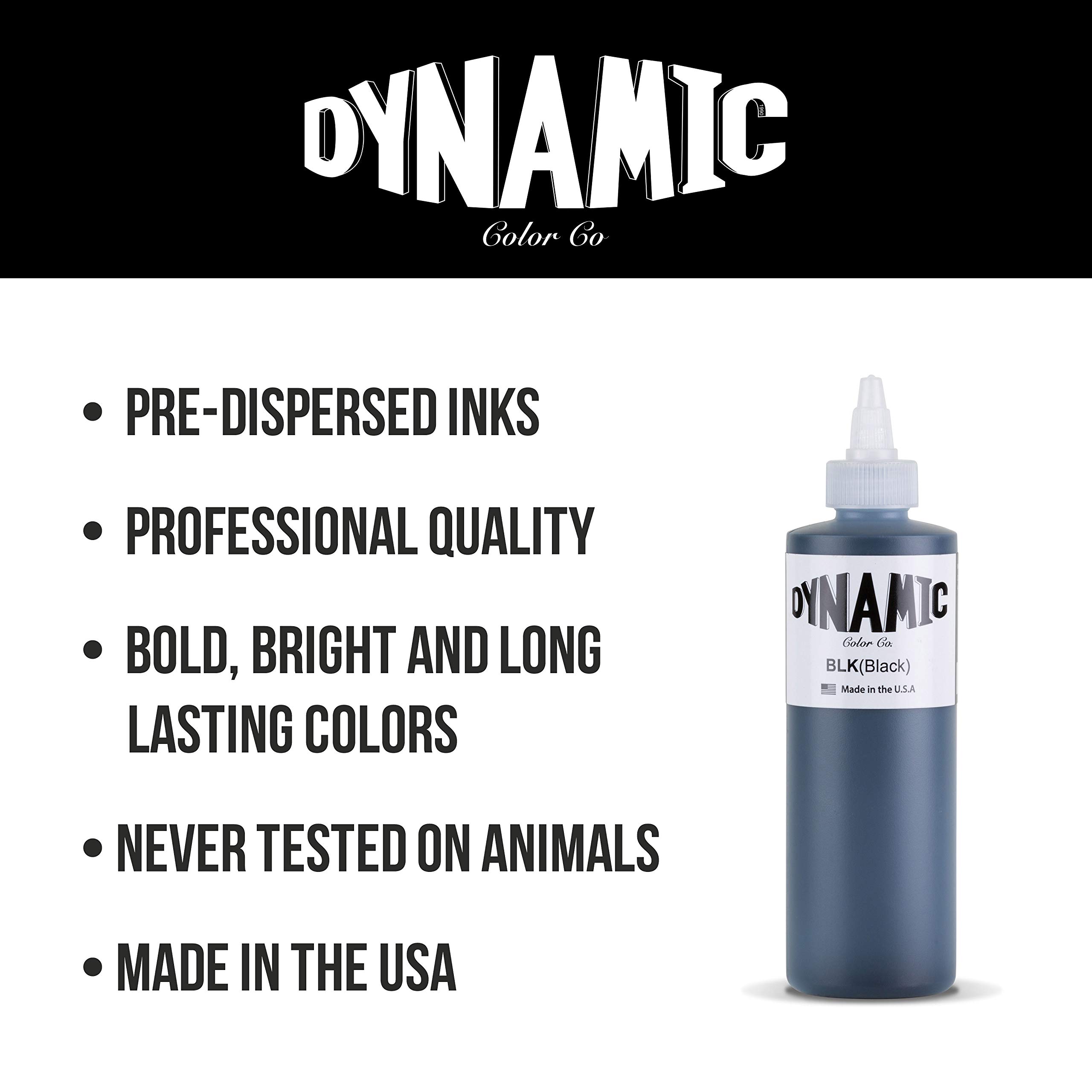 Dynamic Color Co Jungle Color Tattoo Ink Set - 4oz Bottles | Professional Sterile Tattoo Ink | Made in USA | Since 1990 | Ideal for Tattoo Artists & Body Art Professionals