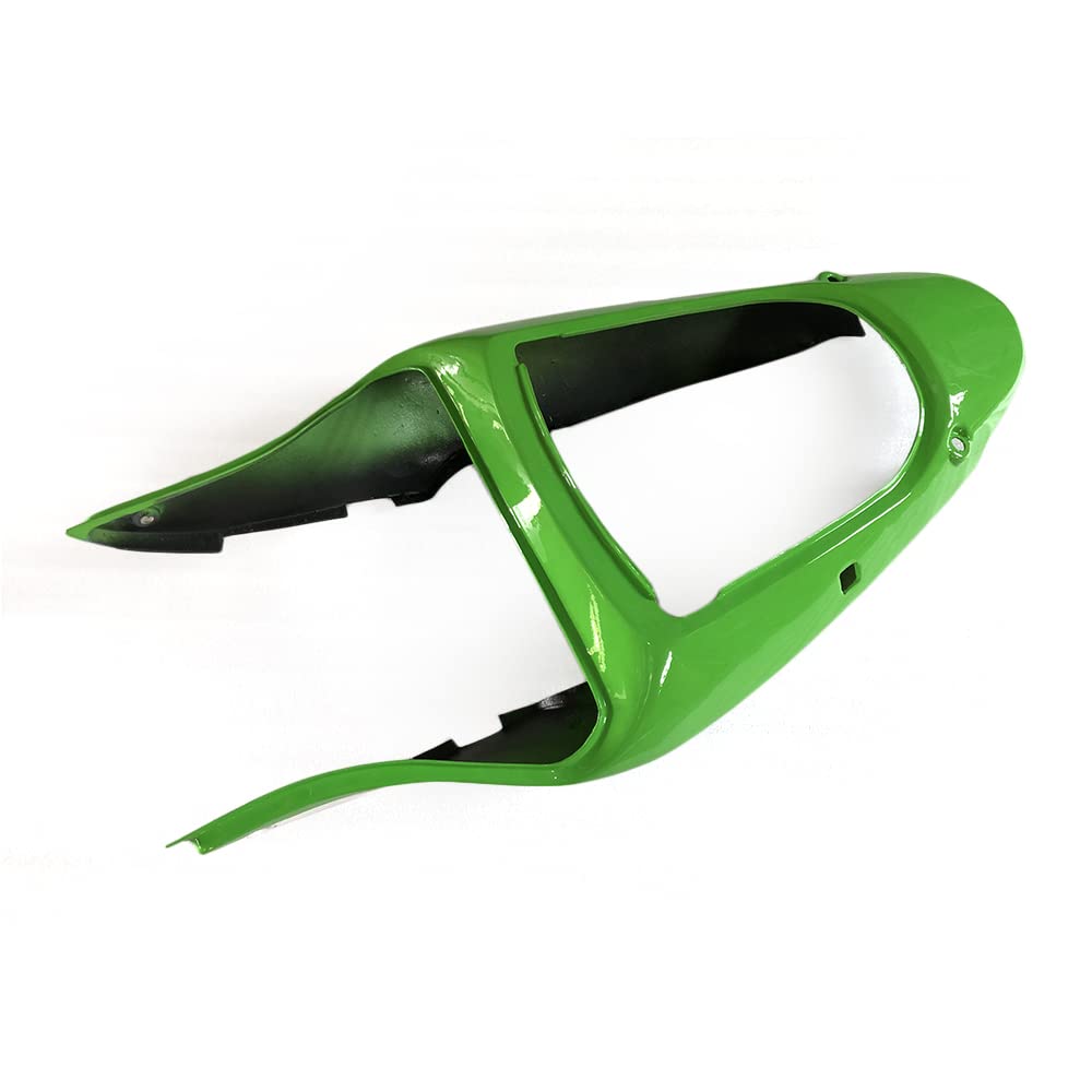 FLPRO Motorcycle Full Fairing Kit for Kawasaki ZX-6R 636 (1998-1999) | ABS Plastic Bodywork | Glossy Green Black Edition | Perfect for Racing & Street Riding