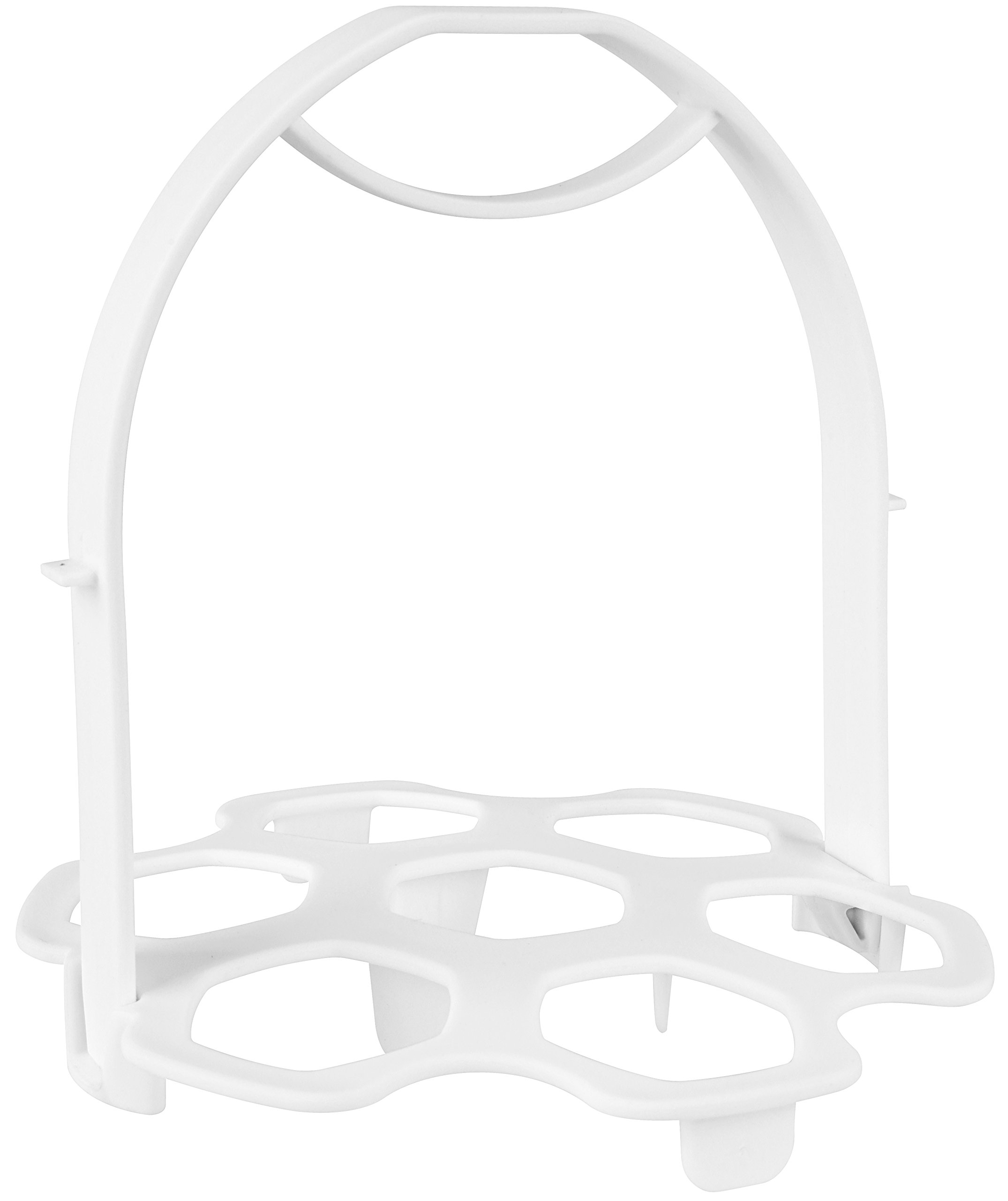 2-Piece Black Plastic Egg Tray Set (5.1