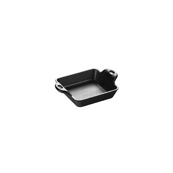 Premium Cast Iron Square Server - Heavy Duty & Durable Serving Tray for Restaurants, Catering & Home Entertaining - Ideal for Serving Steaks, Burgers & Appetizers