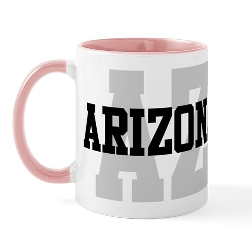 White/Pink Inside - AZ Arizona Mug