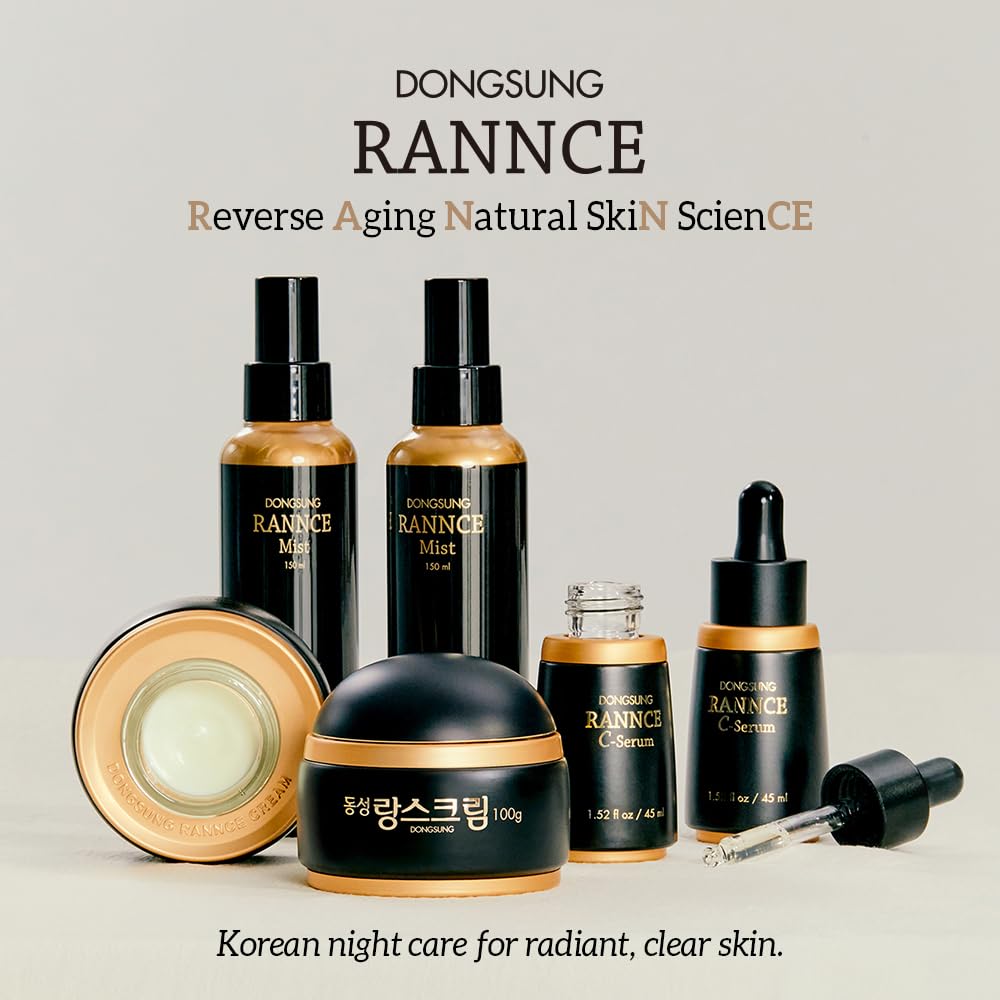 DONGSUNG Hydrating Face Mist & Glow Serum 150ml - Korean Night Skincare for Radiant Skin | Perfect for Dry Skin, Travel & Post-Makeup Refresh