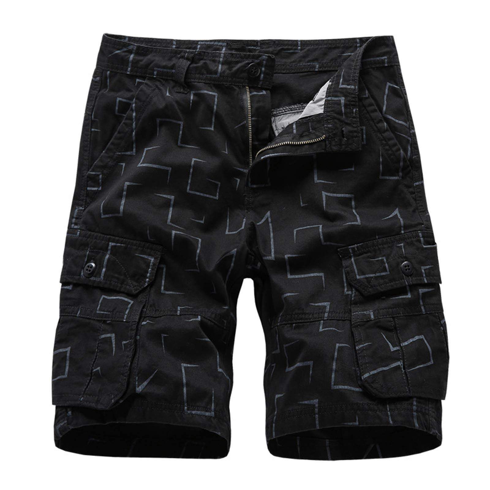 Men's Cargo Shorts - Casual Work Pants with Pockets for Outdoor, Beach & Everyday Wear | Durable & Comfortable for Hiking, Travel & Summer Activities