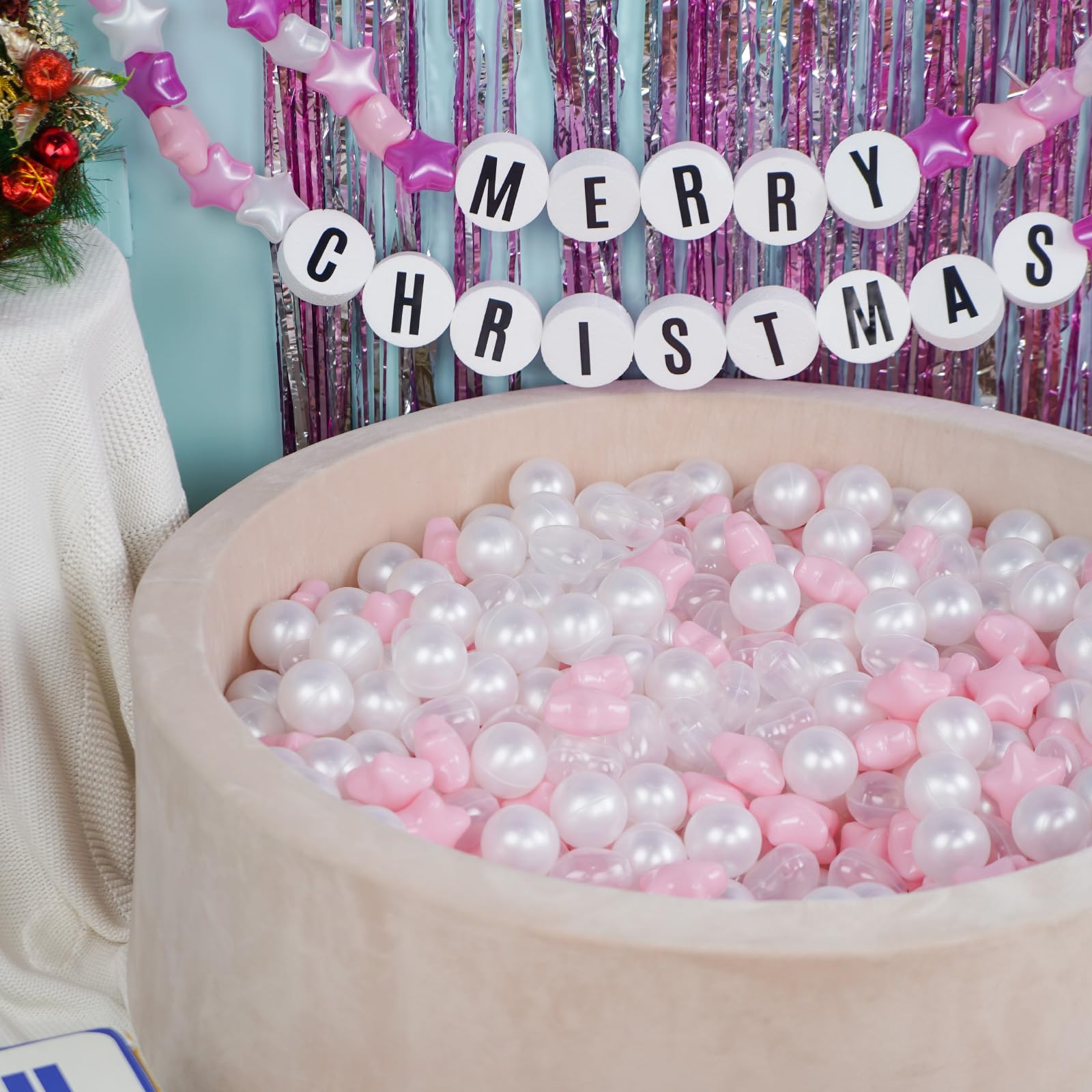 STARBOLO 100-Pack Non-Toxic Phthalate & BPA Free Crush-Proof Play Balls for Toddlers - Safe Ball Pit, Play Tent, Pool, Playhouse & Party Decorations - Perfect for Indoor/Outdoor Kids Activities & Sensory Play