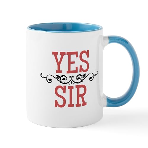 White/Blue Inside - Yes Sir Mugs