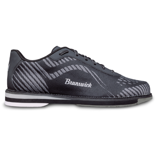 Brunswick Command Side Black/Grey Bowling Shoes - Men's & Women's Non-Slip Athletic Shoes for Bowling Alley, League Play & Casual Wear