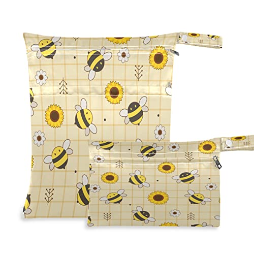 Sunflowers Bees