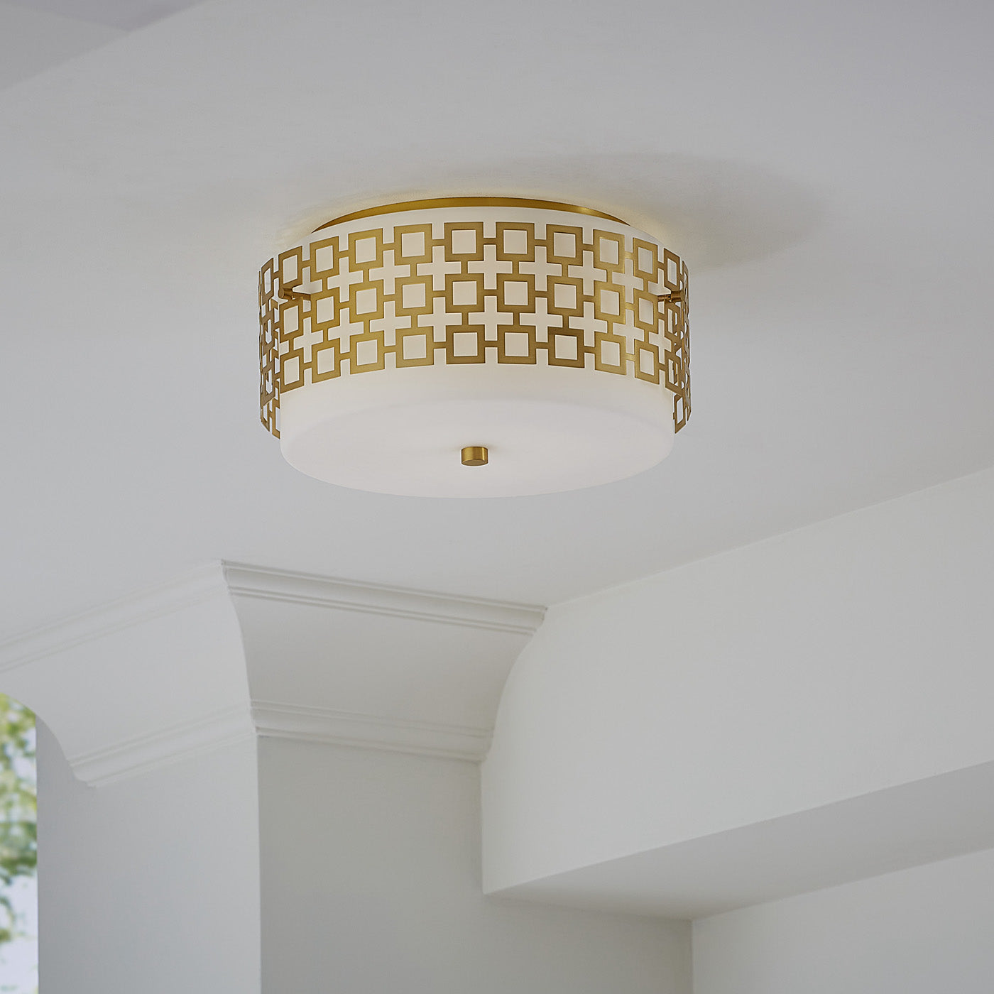 Parker Flush Mount Ceiling Light Fixture - Modern LED Ceiling Light for Bedroom, Kitchen, Bathroom & Hallway - Energy Efficient Indoor Lighting Solution