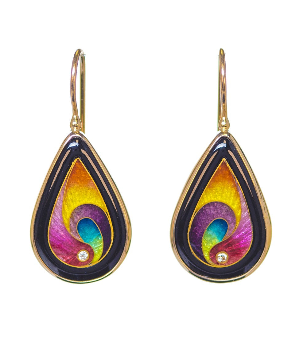 Abundance Teardrop Earrings for Women - Elegant Dangle Drop Earrings for Party, Wedding & Everyday Wear - 925 Sterling Silver Boho Jewelry Gift