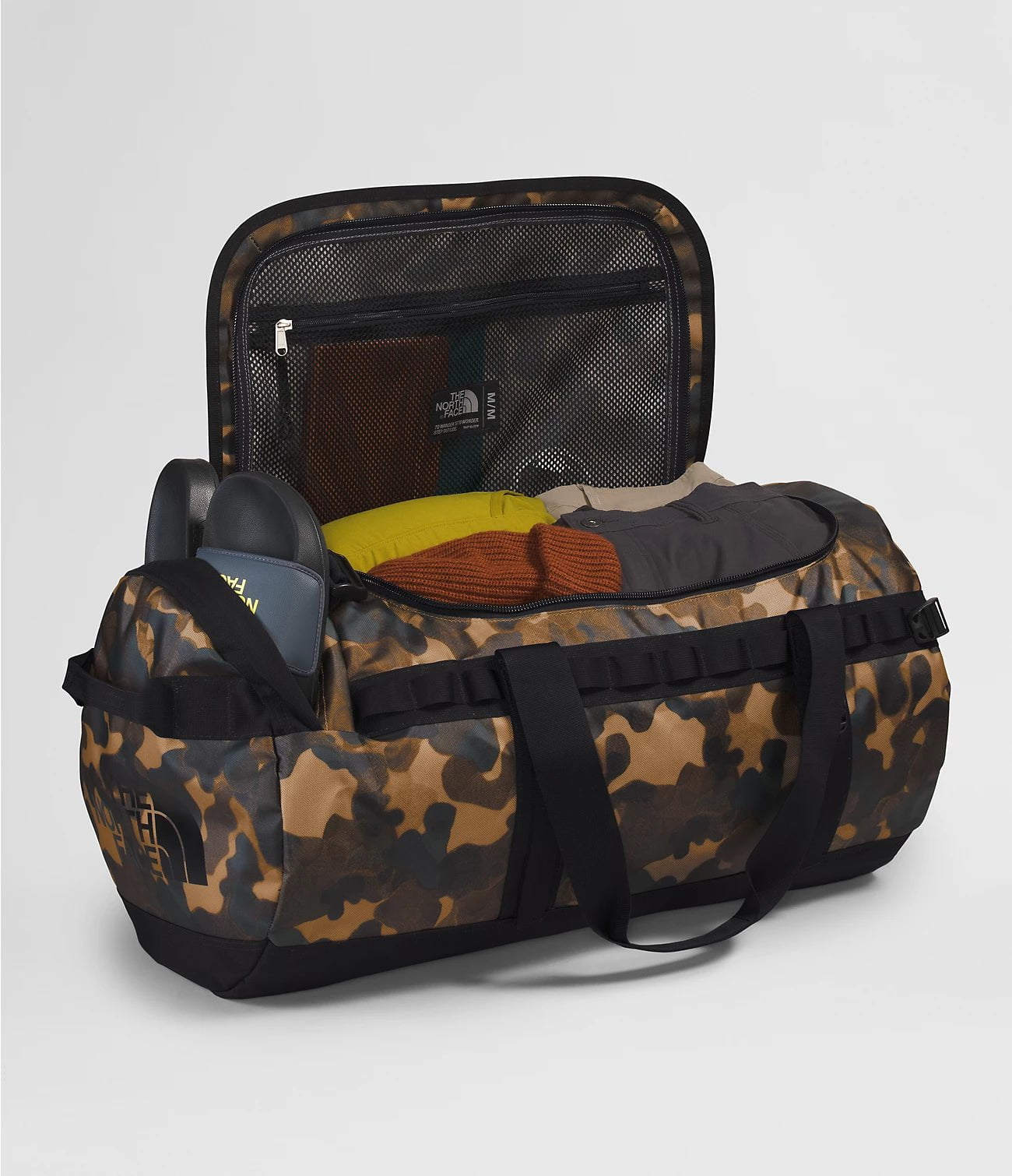 The North Face Base Camp Duffel Bag - Medium Size Travel Duffel for Camping, Hiking & Outdoor Adventures - Water-Resistant Gear Bag for Gym, Work & Weekend Trips