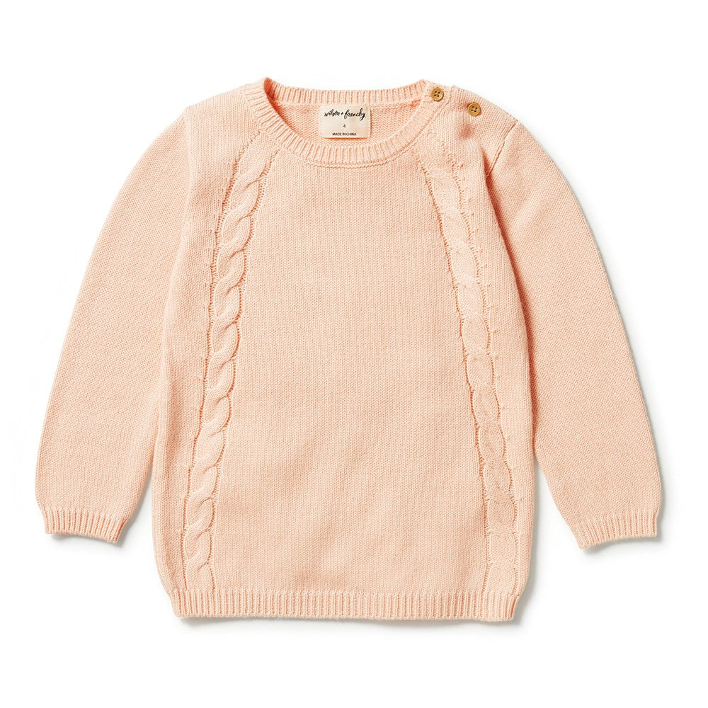 Cozy Knitted Mini Cable Jumper Sweater for Women - Soft Winter Pullover with Cable Stitch Design - Perfect for Casual Outfits, Office Wear & Holiday Gatherings