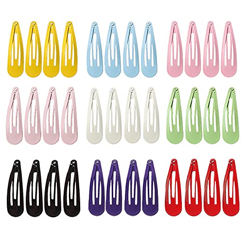 SalLady Snap Hair Clips - Colorful Strong Creative Lovely Tight Lightweight Hair Barrettes for Girls - Perfect for School, Parties, and Everyday Hair Styling