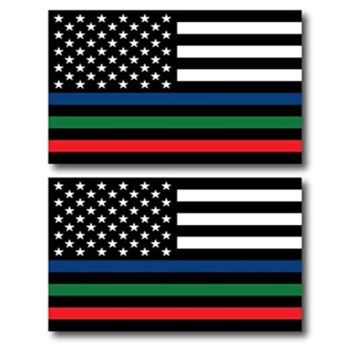 Red,white,blue,black,green