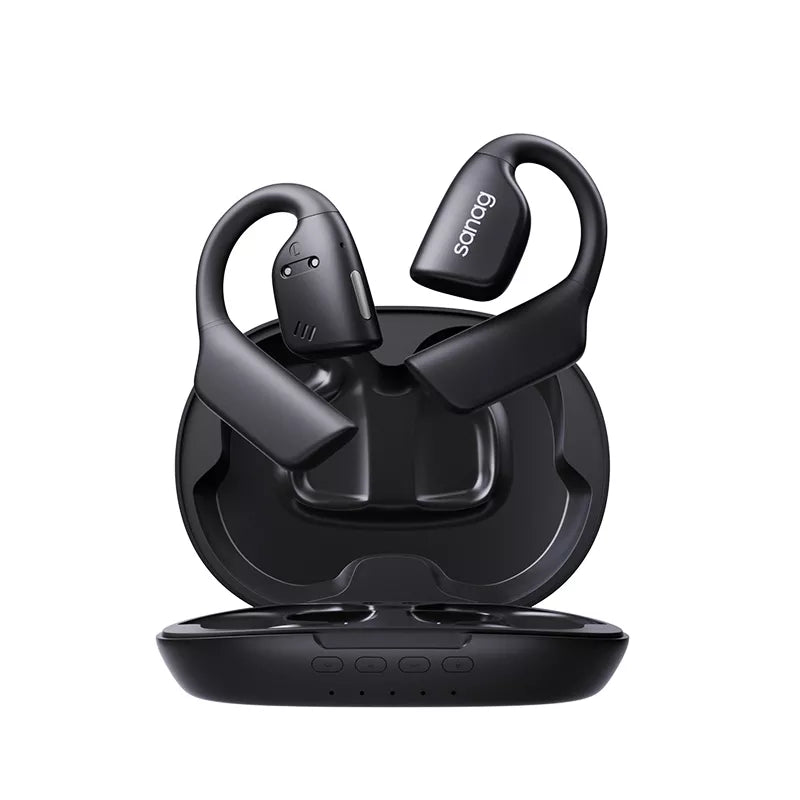 Sanag Z90S Pro Wireless Bluetooth Headphones with Ear Hook - Open Ear Air Conduction Technology for Running, Cycling & Outdoor Sports