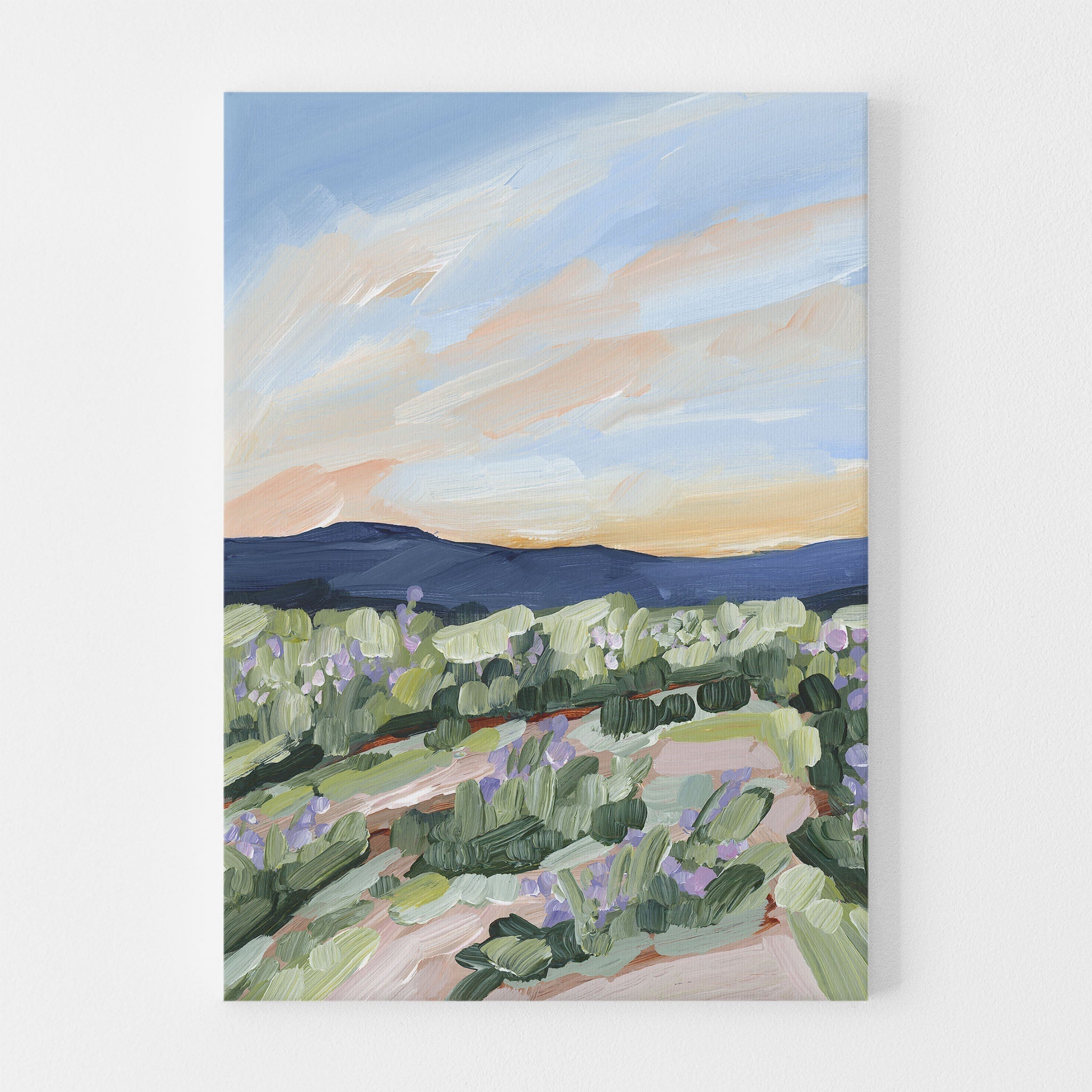 Sandstone and Wildflowers Art Print - Desert Landscape Wall Decor for Home, Office & Gifts | Perfect for Living Room, Bedroom & Interior Design