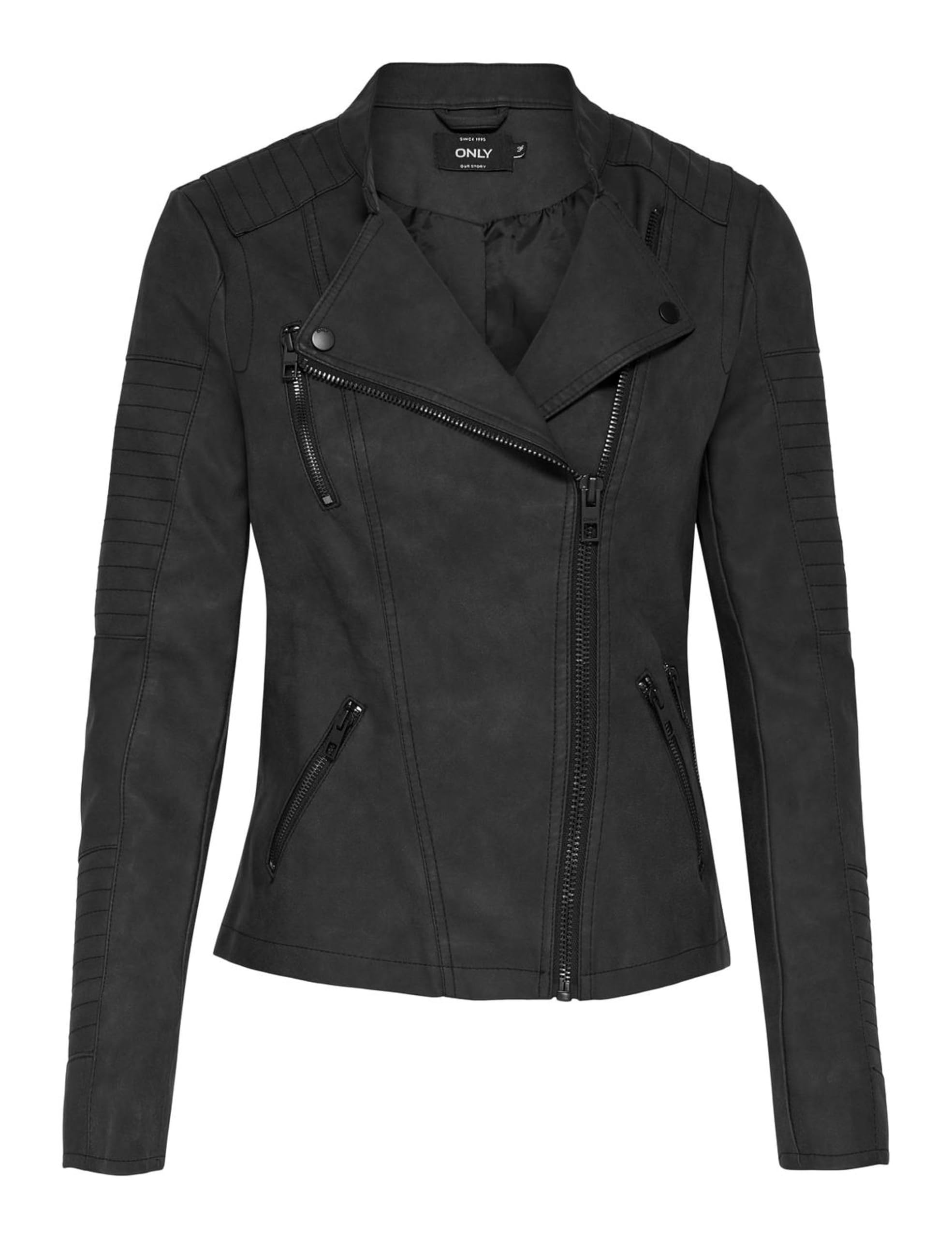 Women's Black Jacket Size 38 - Stylish Outerwear for Fall & Winter Fashion | Perfect for Casual Outings & Office Wear