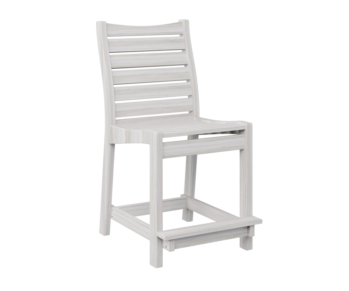 Berlin Gardens Bristol Counter Chair - Stylish Bar Stool for Kitchen Island, Breakfast Nook & Outdoor Dining - Adjustable Height & Comfortable Seating
