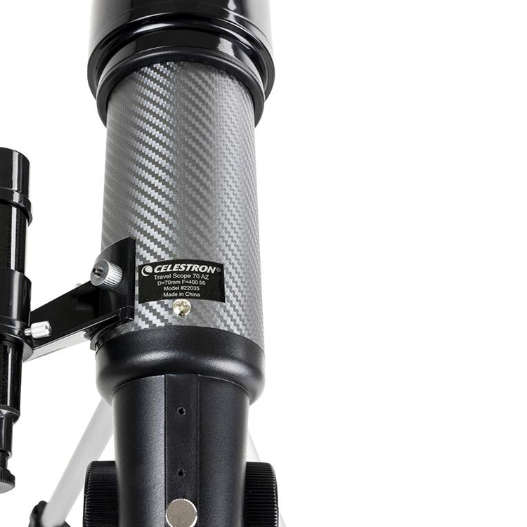 Celestron Travel Scope 70 DX Portable Refractor Telescope with Smartphone Adapter - 70mm Aperture for Stargazing, Bird Watching & Travel Astronomy - Perfect for Beginners & Outdoor Adventures