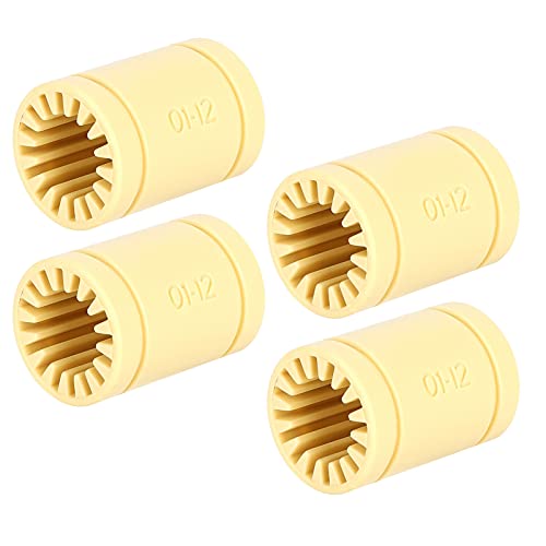 High-Quality 3D Printing Kit - Yellow Plastic Bearing Shafts for RepRap & Mendel 3D Printers | Durable & Practical Components for DIY 3D Printing Projects, Repairs, and Upgrades