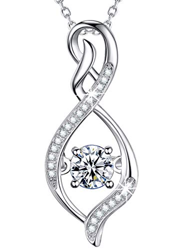 A4 April Birthstone Simulated Diamond Necklace