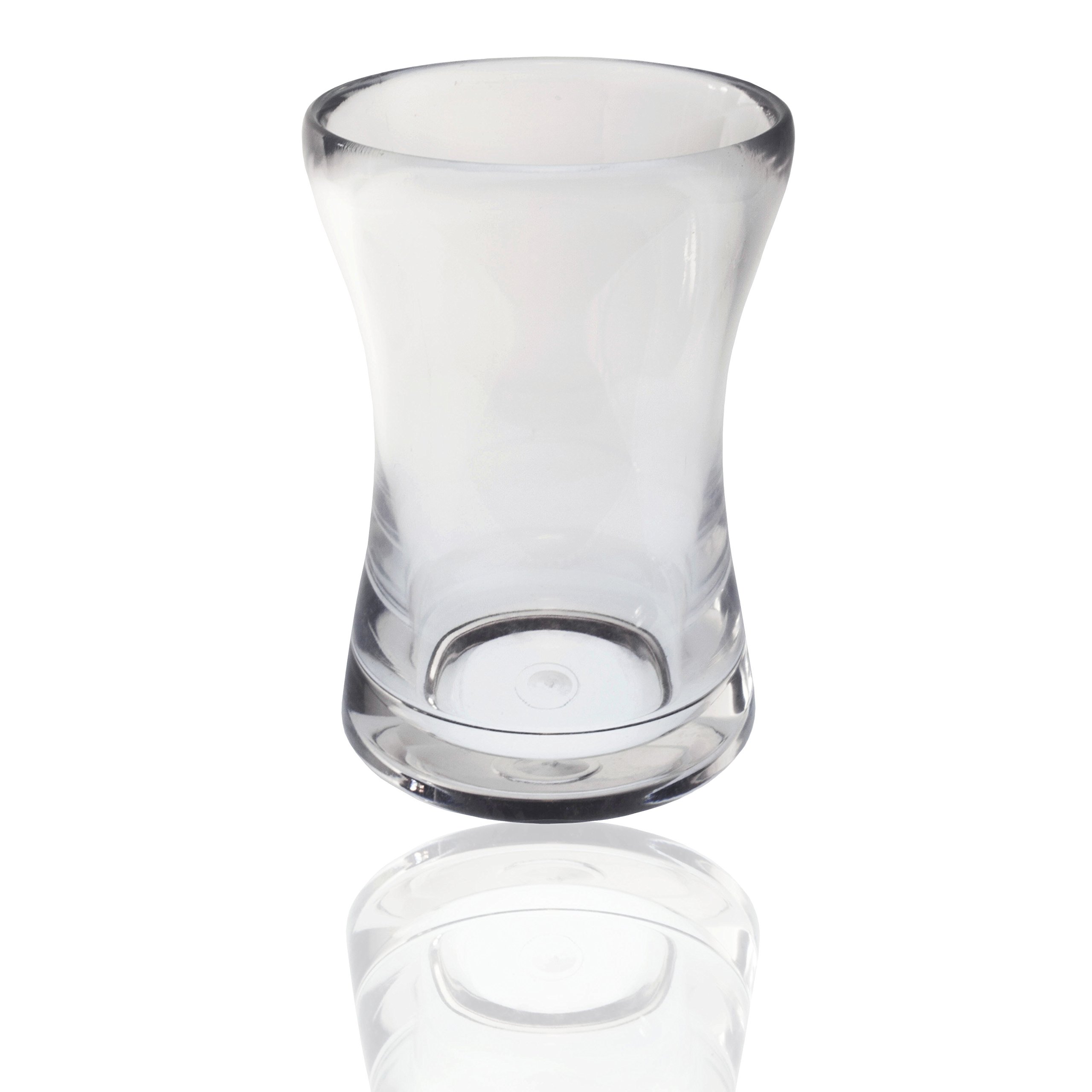 Ocean Bath Collection - Clear Glass Tumbler Cup for Bathroom & Spa | Elegant Drinking Glass for Relaxation, Bath Time, and Home Decor