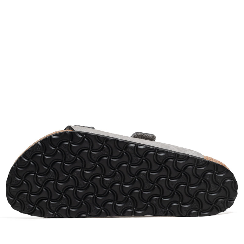 Birkenstock Arizona Nubuck Leather Sandals - Desert Buck Whale Grey | Comfortable Unisex Footwear for Beach, Travel & Everyday Wear