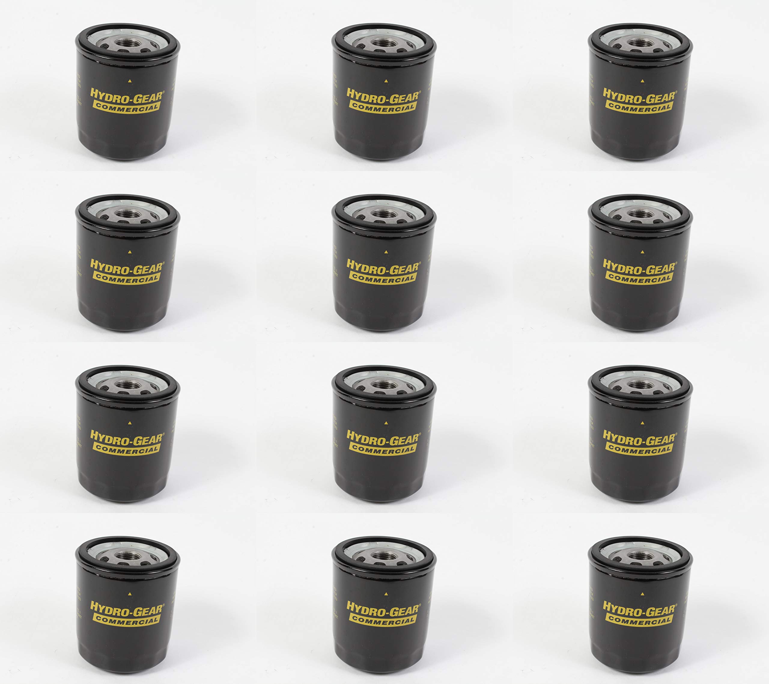 12 Pack OEM Hydro Gear 51563 Transmission Oil Filter - Compatible with Exmark, Ferris, Husqvarna, Toro & Scag Lawn Mowers - Perfect for Commercial Landscaping & Lawn Maintenance