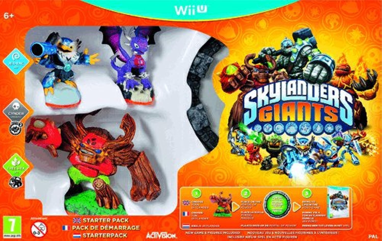 Skylanders Giants Starter Pack for Nintendo Wii U - Action Adventure Game with Interactive Figures | Perfect for Family Game Nights and Kids' Entertainment
