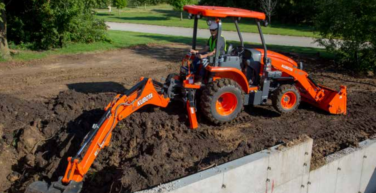 Kubota L47 Tractor - 47.1HP Diesel Engine, Compact Utility Tractor for Farming, Landscaping & Construction Work