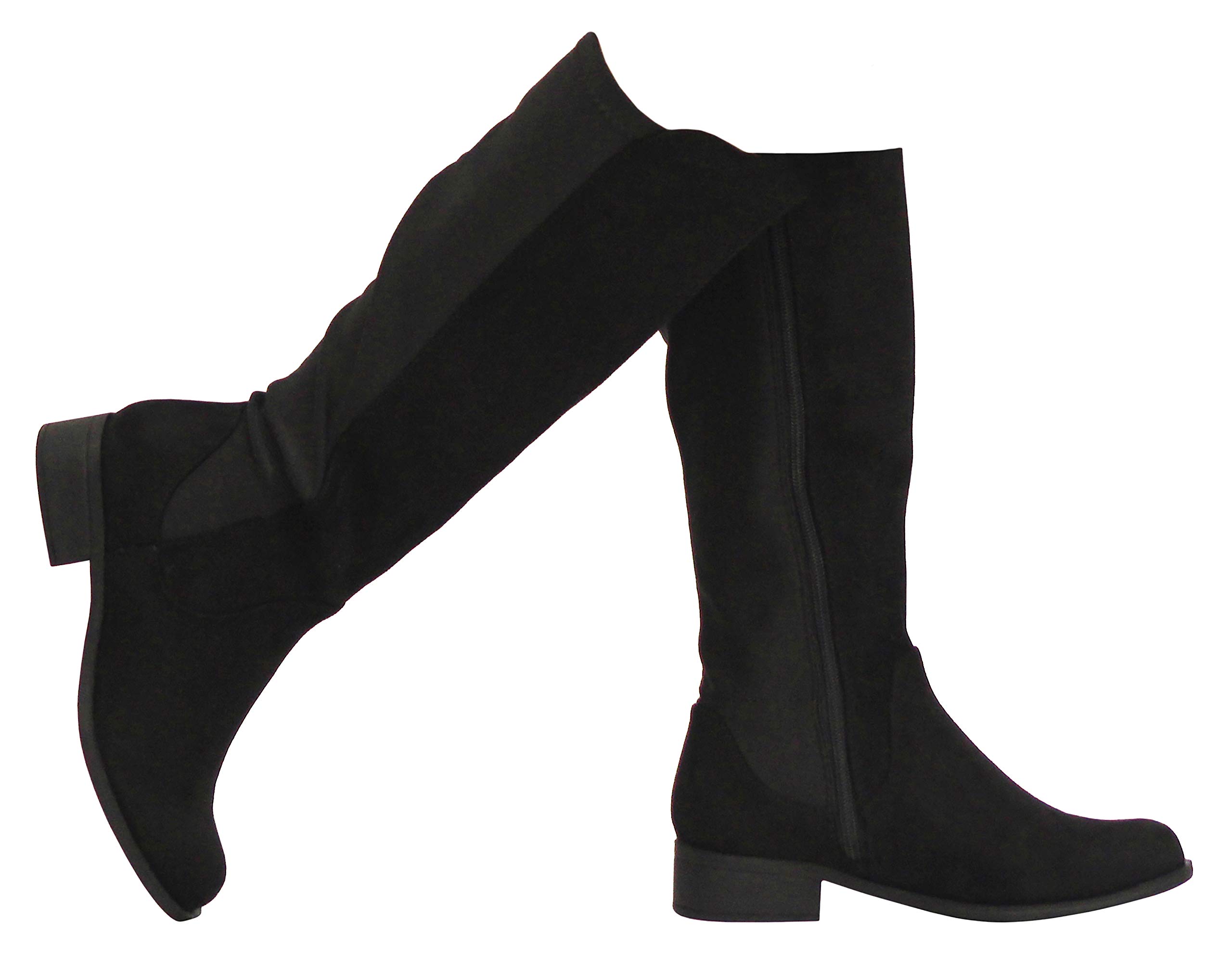 Women's Knee High Boots - MVE Soda Almond Toe Fashion Boots for Women | Perfect for Fall, Winter & Office Wear