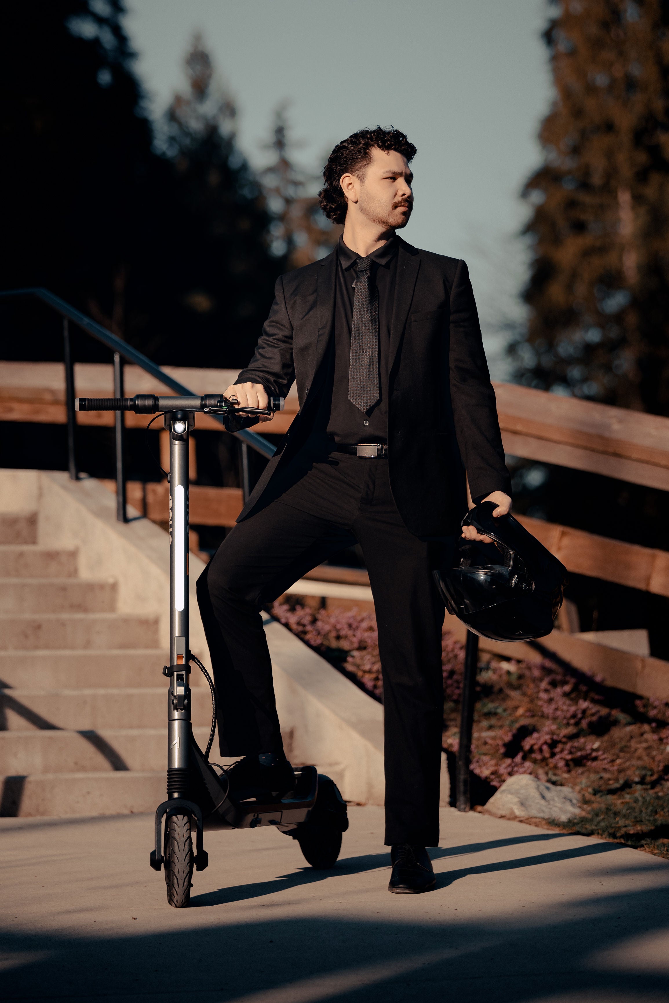 Apollo Go Electric Scooter - Lightweight, Foldable & Portable for Adults - Perfect for Commuting, Campus Travel & Urban Exploration