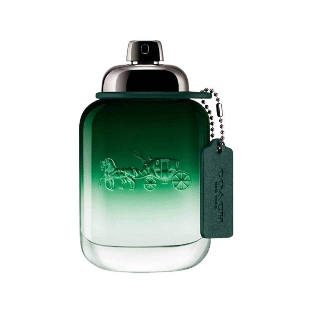 Coach Green Eau De Toilette Spray for Men - 100ml Fresh Woody Fragrance | Day & Night Wear, Office & Date Cologne