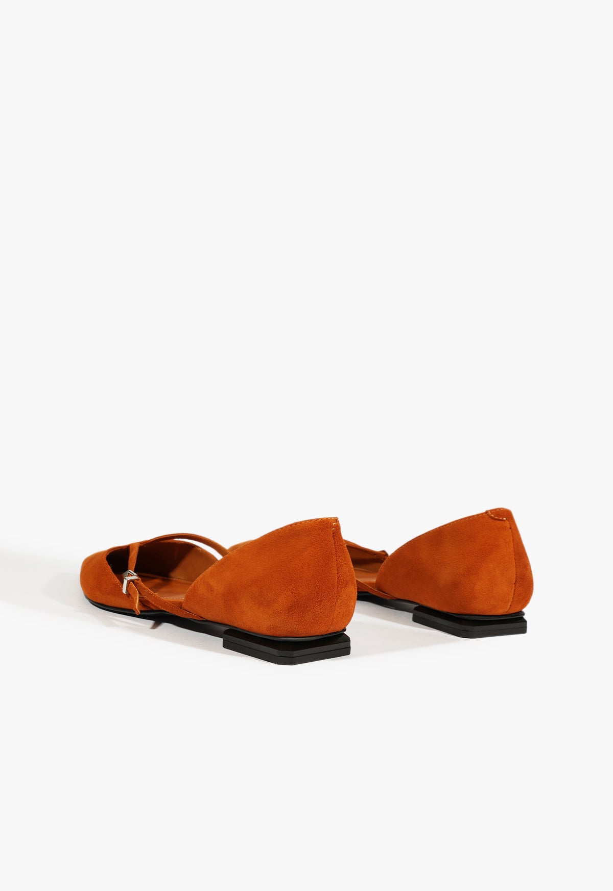 Rue Suede Flat Shoes with 2.5-Inch Heel - Women's Comfortable Slip-On Loafers for Work & Casual Wear - S2210900050002