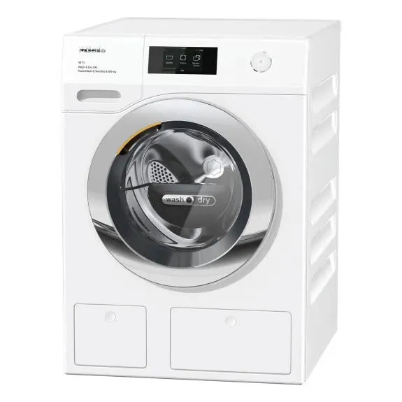 Miele WTR870WPM 8kg/4kg Front Load Washer Dryer Combo - White | Energy Efficient Laundry Appliance for Small Homes & Apartments | Perfect for Compact Spaces & Eco-Friendly Living