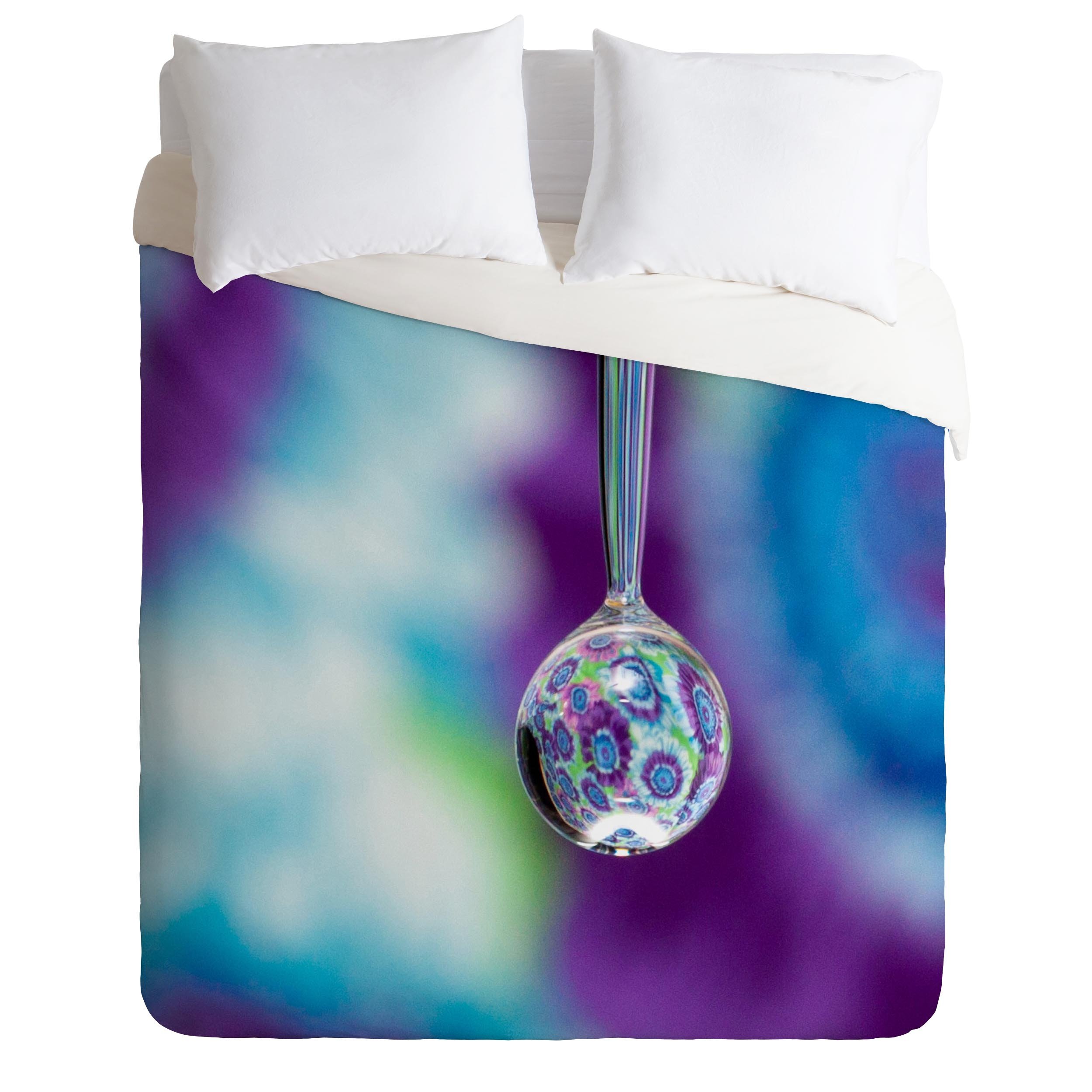 Deny Designs Barbara Sherman Tie Dye Duvet Cover Set - Vibrant Bohemian Style Bedding for Twin/Twin XL Beds - Perfect for Teen Rooms, Dorm Decor & Boho Chic Bedrooms