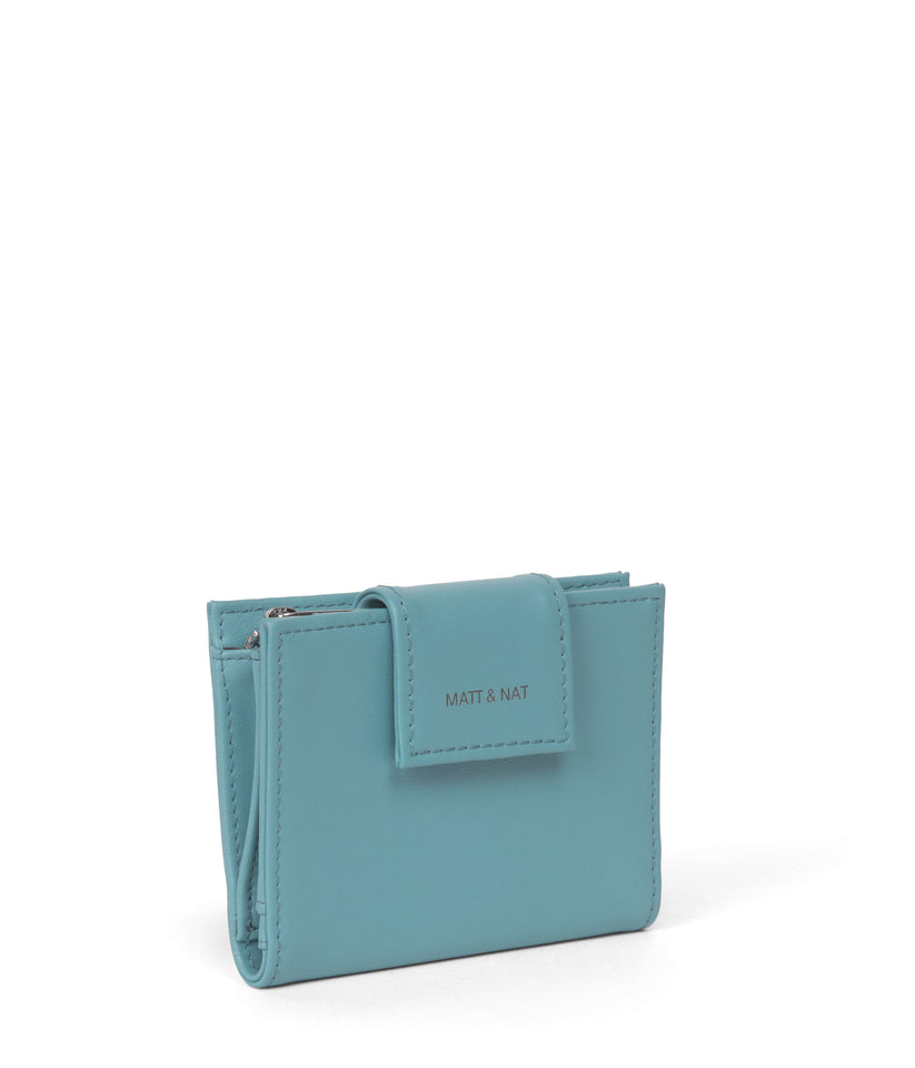 Matt & Nat Vegan Leather Cruise Small Wallet - RFID Blocking Slim Card Holder for Travel & Everyday Use - Perfect for Minimalist Wallets & Small Purses
