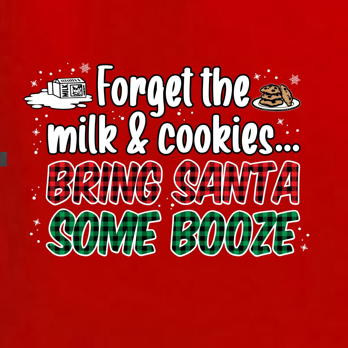 Wild Bobby Santa Booze Graphic Hoodie - Funny Christmas Unisex Sweatshirt for Holiday Parties & Gifts | Cozy Winter Apparel for Men & Women