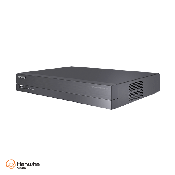 Wisenet 4 Channel NVR Security System - 4K Network Video Recorder with Smart Analytics (ARN-410S) for Home & Business Surveillance